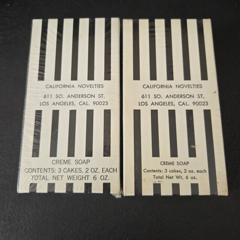 2- Vtg mickey mouse 3 pack soap from Disneyland (6 Bars Total) Sealed New Rare